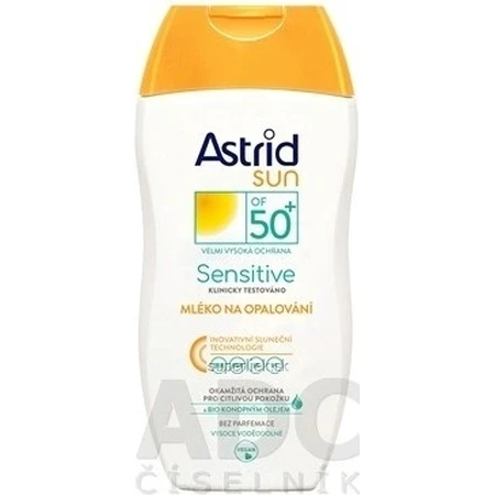 ASTRID SUN SENSITIVE Солнцезащитный лосьон 50+ 1x150 мл, Солнцезащитный лосьон: цены и характеристики