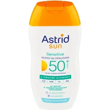 ASTRID SUN SENSITIVE Солнцезащитный лосьон 50+ 1x150 мл, Солнцезащитный лосьон: цены и характеристики