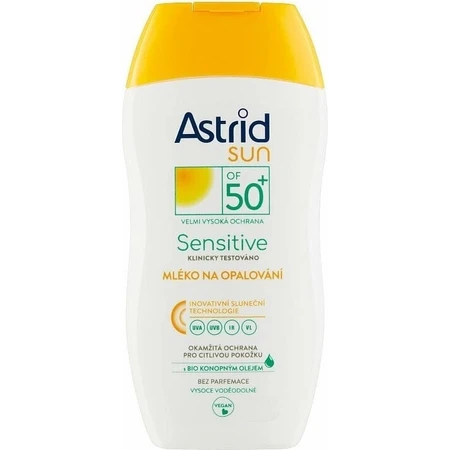 ASTRID SUN SENSITIVE Солнцезащитный лосьон 50+ 1x150 мл, Солнцезащитный лосьон: цены и характеристики