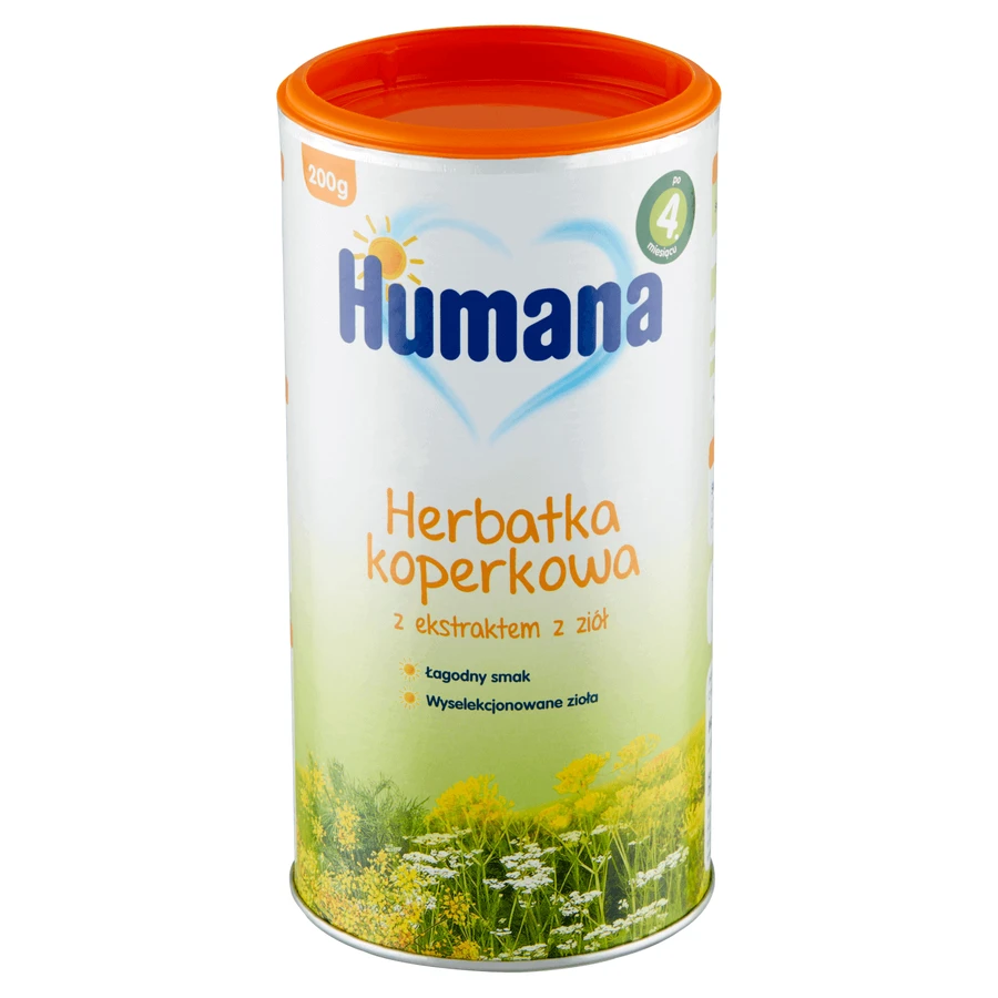 Чай Humana Фенхель, гранулированный, после 4 месяцев, 200 г: цены и характеристики