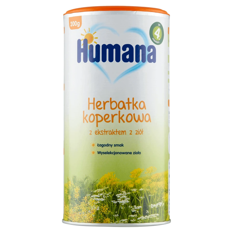 Чай Humana Фенхель, гранулированный, после 4 месяцев, 200 г: цены и характеристики