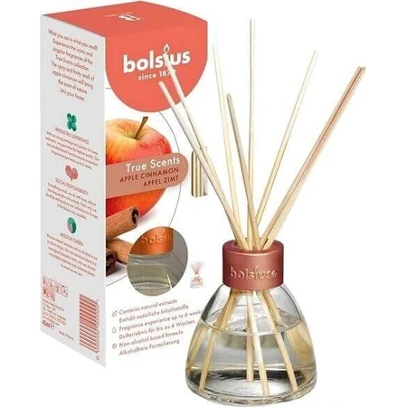 Диффузор Bolsius Aromatic 2.0 Яблочная корица, ароматические палочки 1×45 мл, аромат для дома: цены и характеристики