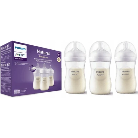 Philips AVENT Faa Natural Response 260 мл, 1м+ 3 шт 1×3 шт, faka: цены и характеристики