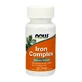 Комплекс заліза Now Foods Iron Complex, 100 таблеток