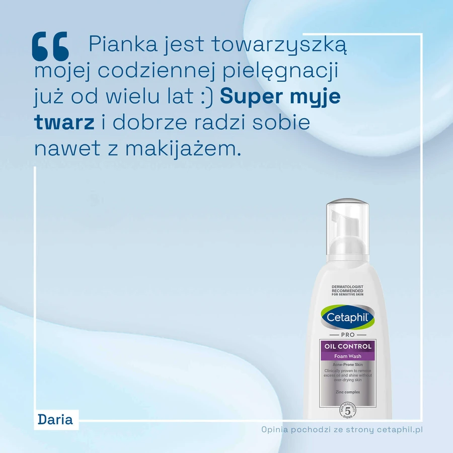 Cetaphil Pro Oil Control, пінка для вмивання обличчя, схильна до акне шкіра, 236 мл: ціни та характеристики