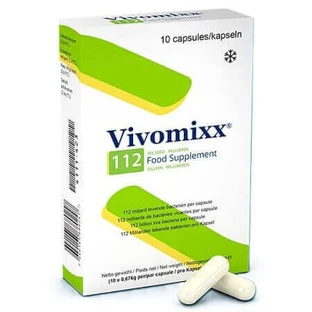 Пробиотик Bioscem Vivomixx 112 млрд бактерий, 10 капсул