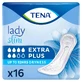 Набор Tena Lady Slim, специальные гигиенические салфетки, Extra Plus, 2 x 16 шт + ProSkin Pants Normal chonic трусы, размер M и L, 2 образца