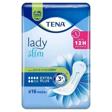 Набор Tena Lady Slim, специальные гигиенические салфетки, Extra Plus, 2 x 16 шт + ProSkin Pants Normal chonic трусы, размер M и L, 2 образца: цены и характеристики