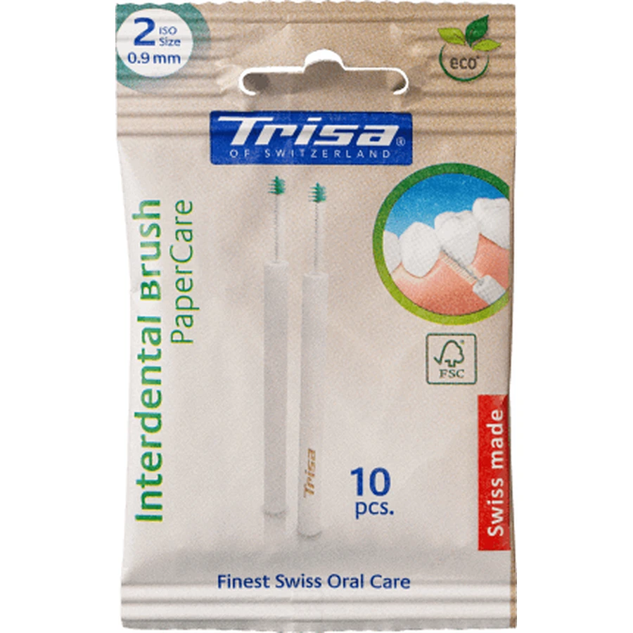 Trisa Межзубная щетка ISO 2 Paper Care, 1 шт.: цены и характеристики