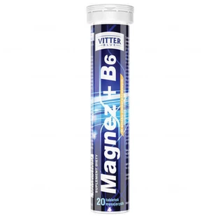 Магній + B6 Vitter Blue 20 шипучих таблеток