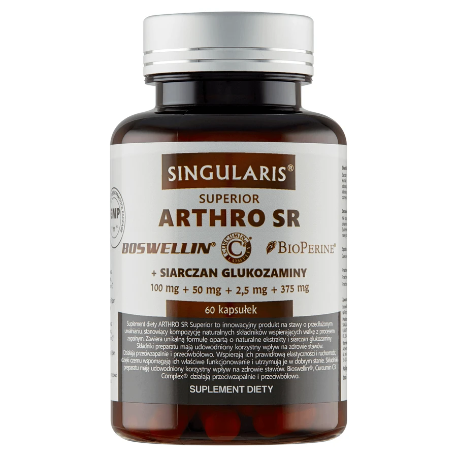 Singularis Superior Arthro SR для суставов с предварительным высвобождением 60 капсул: цены и характеристики