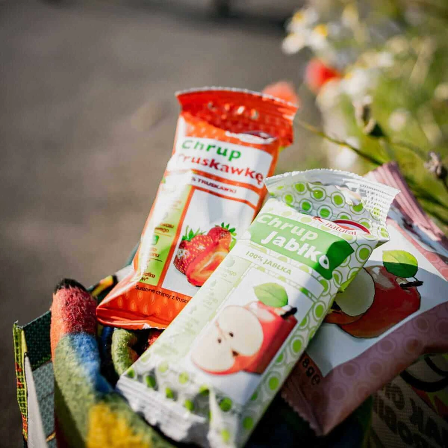 Хрустке яблуко Natural Crunch Apple, сушені яблучні кубики, 12 г: ціни та характеристики