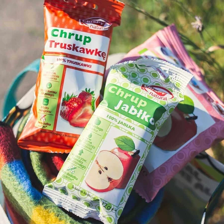Хрустке яблуко Natural Crunch Apple, сушені яблучні кубики, 12 г: ціни та характеристики