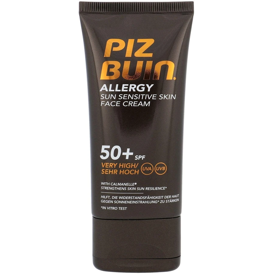 Piz Buin Солнцезащитный крем для лица от аллергии SPF50, 50 мл: цены и характеристики