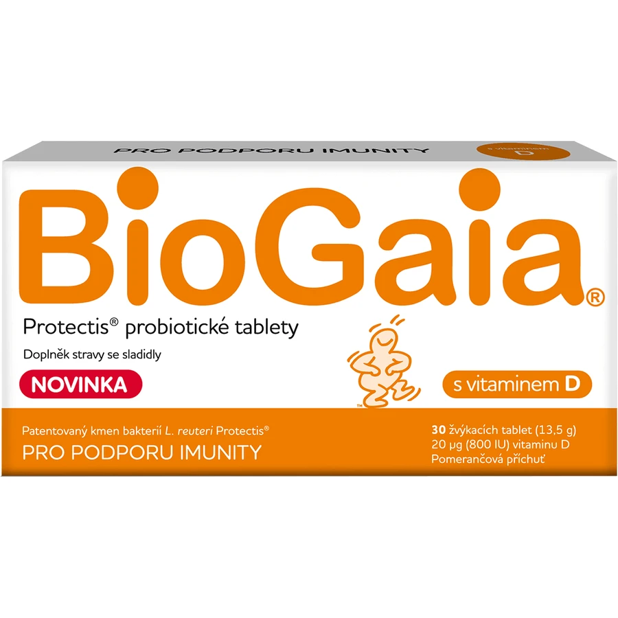 BioGaia Protectis з вітаміном D 30 таблеток: ціни та характеристики