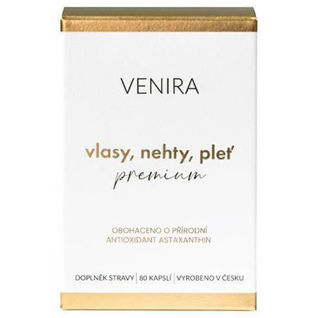VENIRA PREMIUM капсули для волосся, нігтів та шкіри, 40-денний курс 1×80 капсул, харчова добавка: ціни та характеристики
