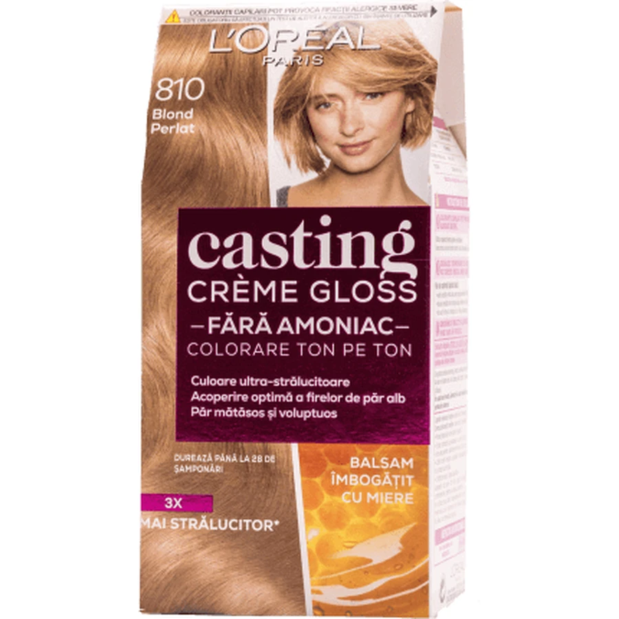 Loreal Paris CASTING CREME GLOSS CASTING CREME GLOSS Перламутровий блонд 810, 1 шт.: ціни та характеристики