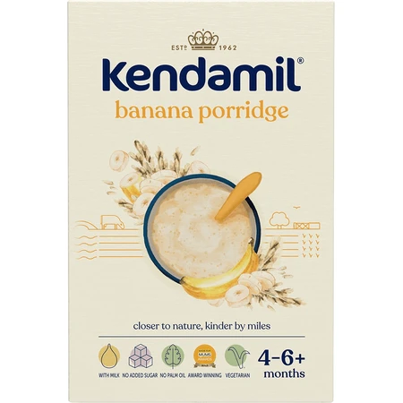 Kendamil Mliena kaa с бананом 4м+ 150 г: цены и характеристики