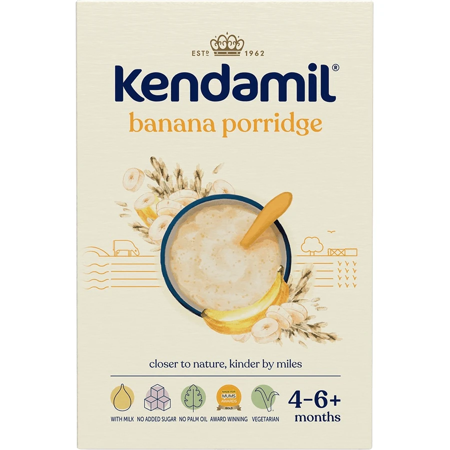 Kendamil Mliena kaa с бананом 4м+ 150 г: цены и характеристики