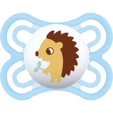 MAM Пустышка Perfect 0m+, голубой/эко