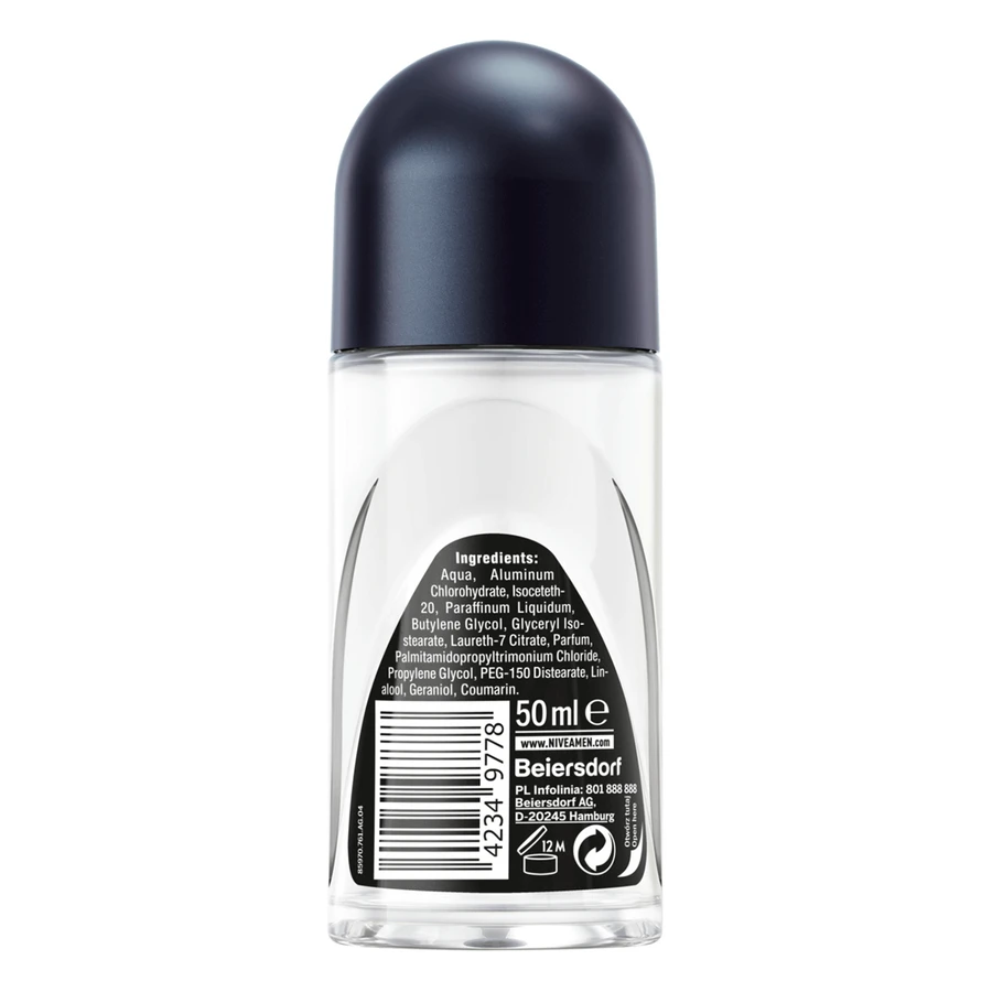 Nivea Men Black amp; White Invisible Fresh Антиперспірант-рулон, 50 мл: ціни та характеристики