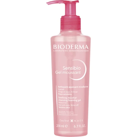 Bioderma Sensibio Gel moussant нежное успокаивающее средство для мытья лица для чувствительной кожи 200 мл: цены и характеристики