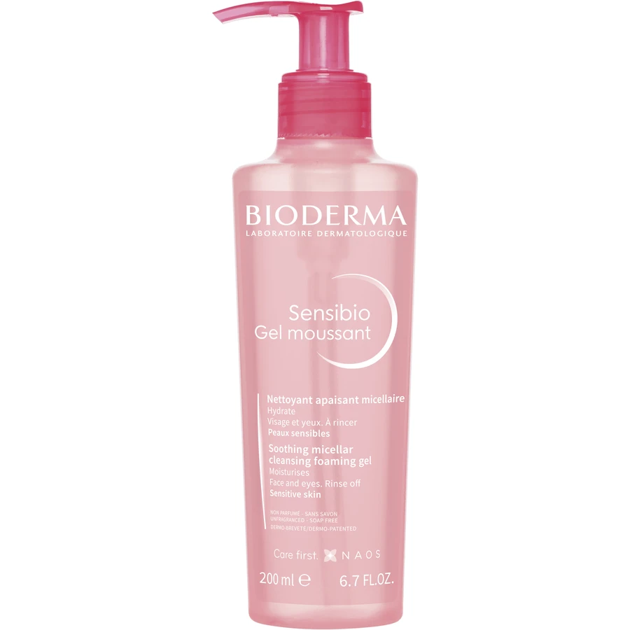 Bioderma Sensibio Gel moussant нежное успокаивающее средство для мытья лица для чувствительной кожи 200 мл: цены и характеристики