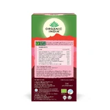 Адаптогенний чай Tulsi Ceylon Cinnamon and Rose, 25 пакетиків, Organic India