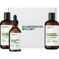 Scandavian Biolabs® Засоби для росту волосся для чоловіків - шампунь + кондиціонер + сироватка