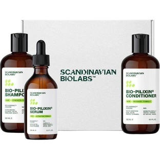 Scandavian Biolabs® Засоби для росту волосся для чоловіків - шампунь + кондиціонер + сироватка