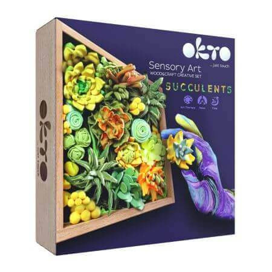 Суккуленты Wood&Craft, 21 x 21 см, +12 лет, Энергия, Окт: цены и характеристики