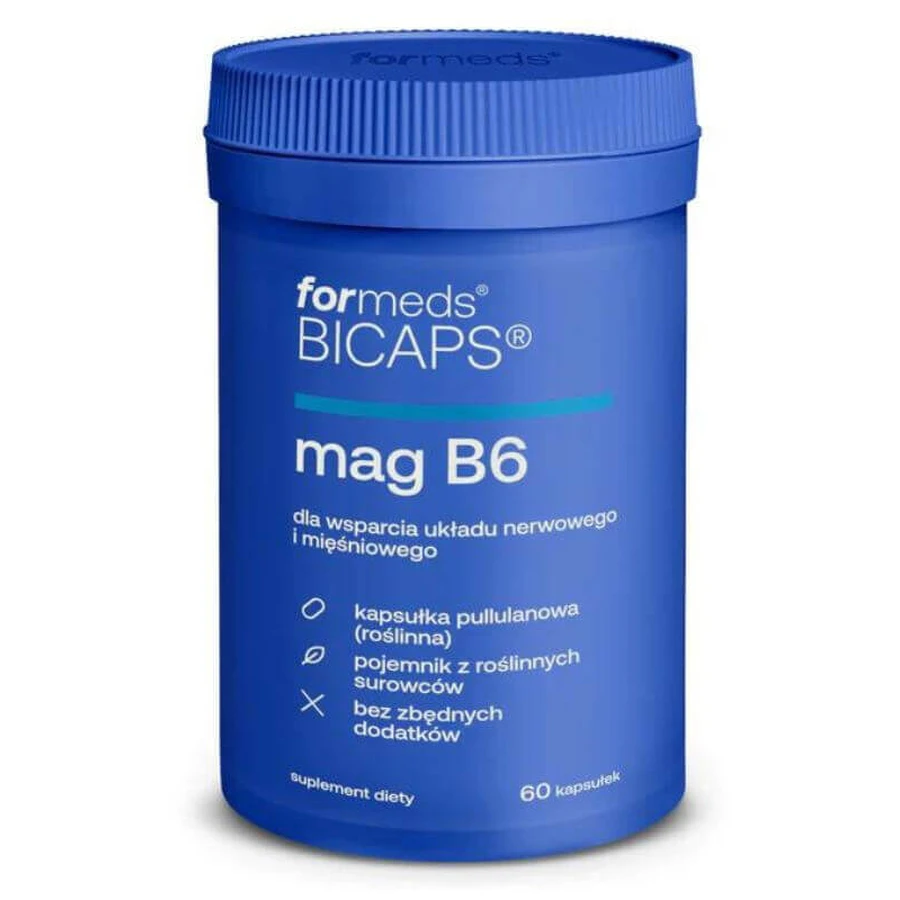 Bicaps Mag B6 Магния цитрат 60 капсул Formeds: цены и характеристики