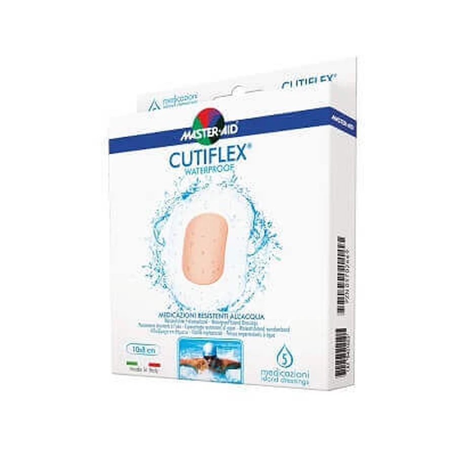 Cutiflex Master-Aid стерильная водонепроницаемая повязка Cutiflex Master-Aid, 7x5 см, 5 шт, Pietrasanta Pharma: цены и характеристики