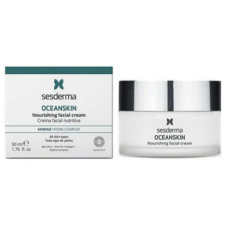 Sesderma Hidraderm Hyal, липосомная сыворотка для лица, 30 мл + Oceanskin, восстанавливающий крем для лица, 50 мл: цены и характеристики