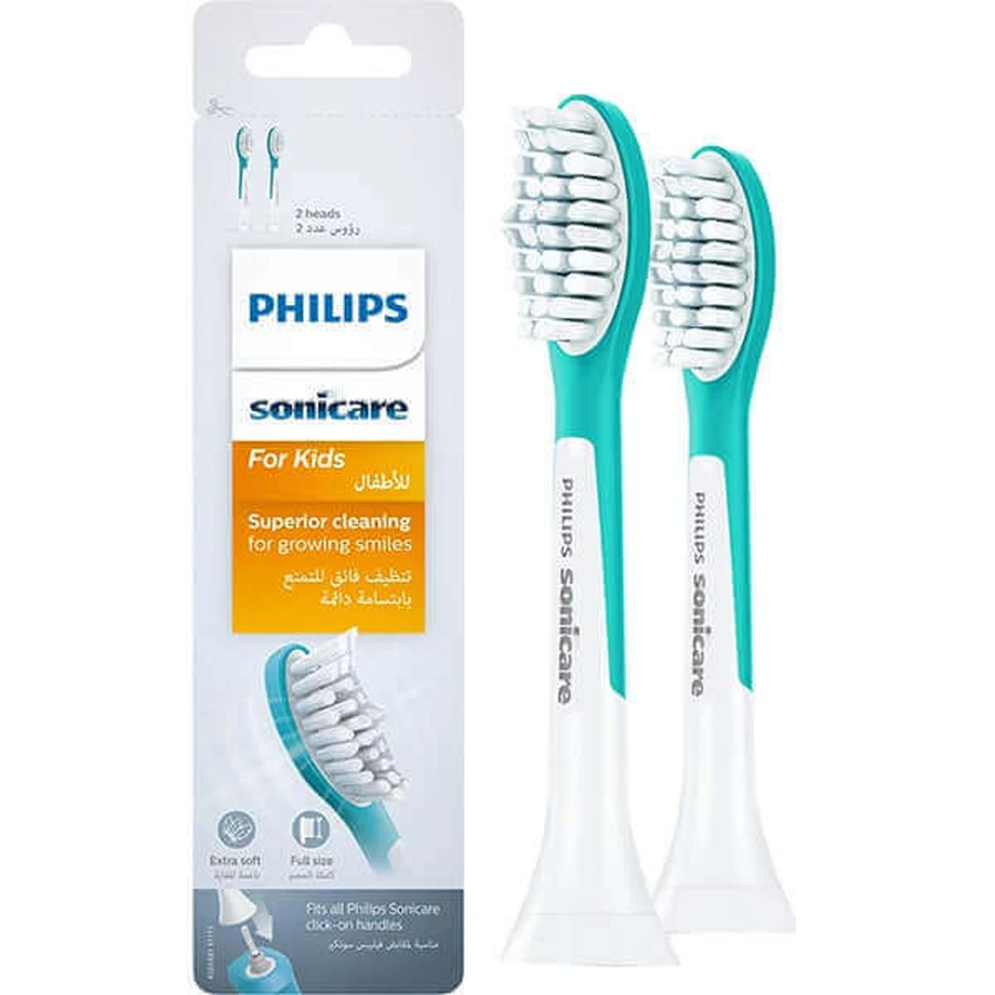 Заправка для детской электрической зубной щетки 7 лет, 2 штуки, Philips Sonicare: цены и характеристики