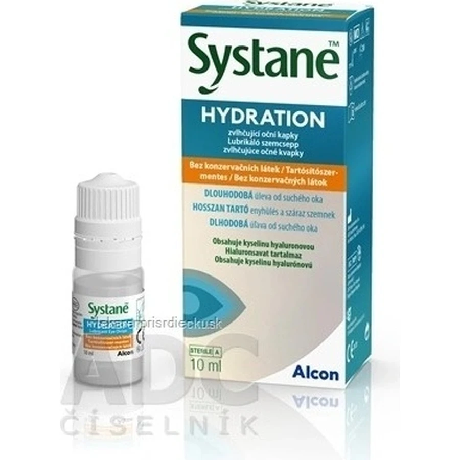 SYSTANE HYDRATION без консервантов 1×10 мл, увлажняющие глазные капли: цены и характеристики