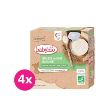 Овсяная каша Babybio с бананом 4 x 85 г