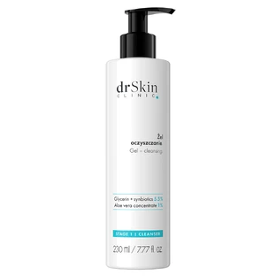 DrSkin Clinic, пінка для вмивання обличчя, Очищуюча, гліцерин, синбіотики 5,5%, концентрат алое вера 1%, 230 мл