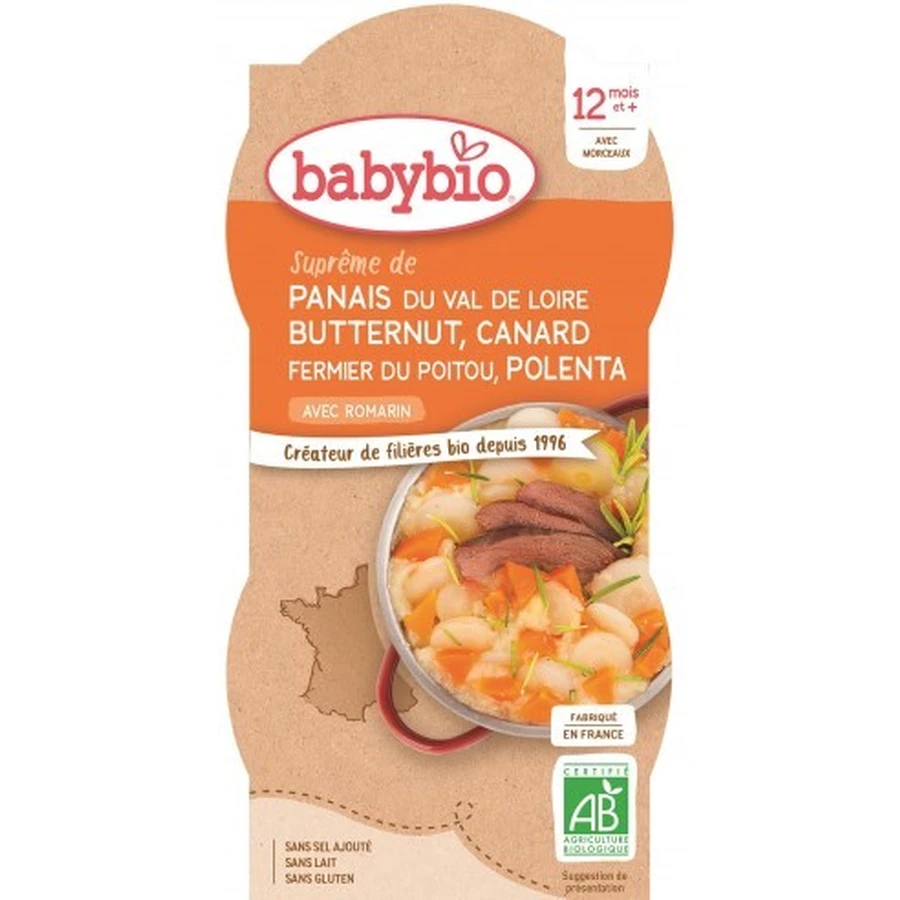 Babybio Menu Парник, кабачок, тыква, чили и редис 2х200г: цены и характеристики
