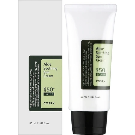Крем с Алоэ Вера и SPF 50 PA+++++, 50 мл, COSRX: цены и характеристики