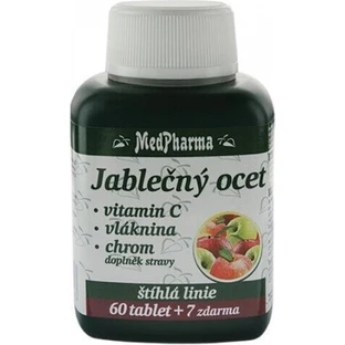 MedPharma APPLE COCONUT, VIT C, FIBRE, CHROME 1×67 tbl, APPLE COCONUT, VIT C, FIBRE, CHROME