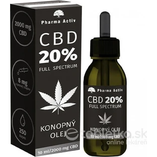 Pharma Activ CBD 20% Full Spectrum HEMP OIL 1×10 мл, конопляное масло