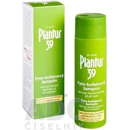 Plantur 39 Фіто-кофеїновий шампунь для фарбованого волосся 1×250 мл, шампунь з кофеїном: ціни та характеристики