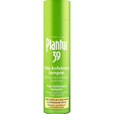 Plantur 39 Фіто-кофеїновий шампунь для фарбованого волосся 1×250 мл, шампунь з кофеїном: ціни та характеристики