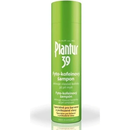 Plantur 39 Фіто-кофеїновий шампунь для фарбованого волосся 1×250 мл, шампунь з кофеїном: ціни та характеристики