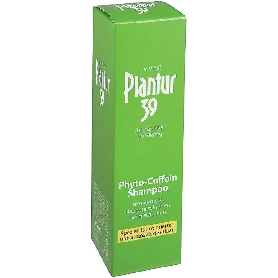 Plantur 39 Фіто-кофеїновий шампунь для фарбованого волосся 1×250 мл, шампунь з кофеїном: ціни та характеристики