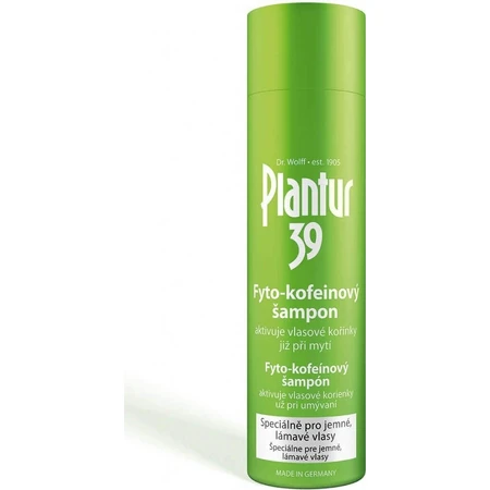 Plantur 39 Фіто-кофеїновий шампунь для фарбованого волосся 1×250 мл, шампунь з кофеїном: ціни та характеристики
