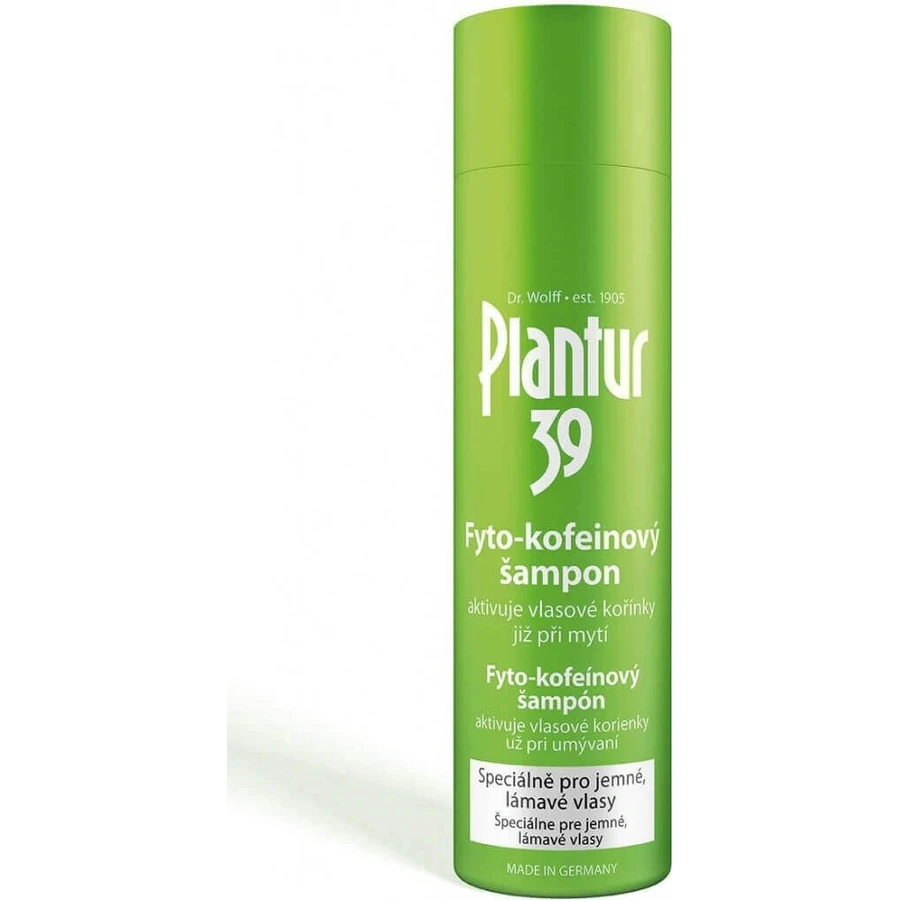 Plantur 39 Фіто-кофеїновий шампунь для фарбованого волосся 1×250 мл, шампунь з кофеїном: ціни та характеристики