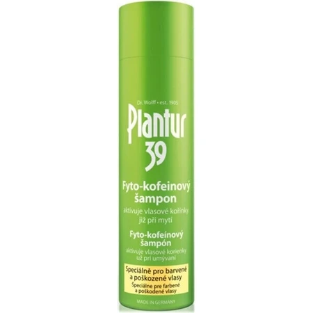 Plantur 39 Фіто-кофеїновий шампунь для фарбованого волосся 1×250 мл, шампунь з кофеїном: ціни та характеристики