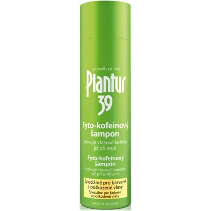 Plantur 39 Фіто-кофеїновий шампунь для фарбованого волосся 1×250 мл, шампунь з кофеїном: ціни та характеристики